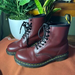 Dr. Martens Cherry Red Leather Boots
